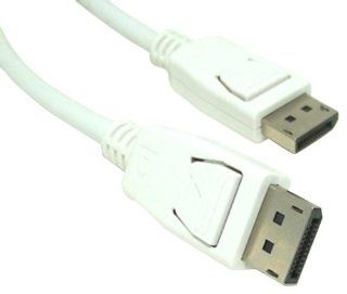 Micro Connectors M05 197 B DisplayPort Male to Male Cable with Latches (10 feet) Electronics