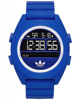 adidas Unisex Digital Calgary Blue Silicone Strap Watch 50mm ADH2910   Watches   Jewelry & Watches