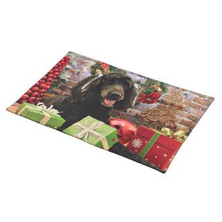 Christmas   GoldenDoodle   Abby Placemats