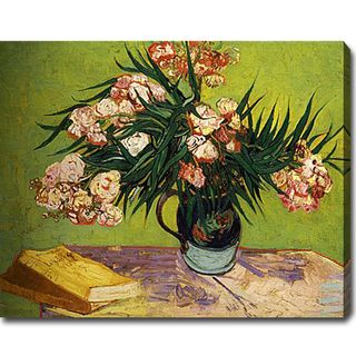 Vincent van Gogh 'Oleanders' Oil on Canvas Art Canvas