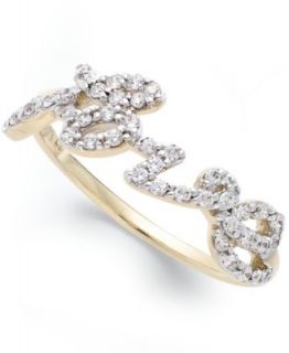 YellOra Diamond Ring, YellOra Diamond Rectangle Ring (1/3 ct. t.w.)   Rings   Jewelry & Watches