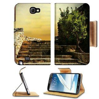 Inspirational Scenery Samsung Galaxy Note 2 N7100 Flip Case Stand Magnetic Cover Open Ports Customized Made to Order Support Ready Premium Deluxe Pu Leather 6 1/16 Inch (154mm) X 3 5/16 Inch (84mm) X 9/16 Inch (14mm) msd Note cover Professional Note2 Cases