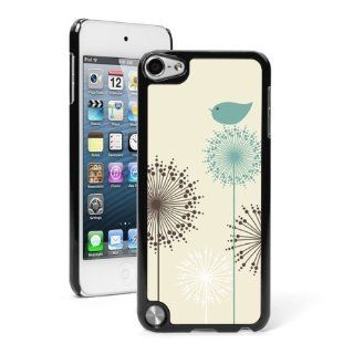 Apple iPod Touch 5th Black Hard Back Case Cover 5TB194 Color Vintage Birds Dandelion Flower Design Cell Phones & Accessories
