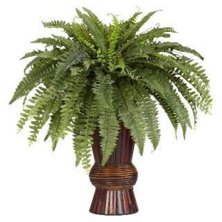 Nearly Natural Art Plant Fern   Green (33)
