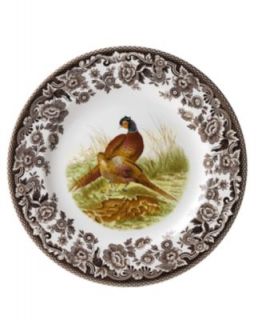 Woodland by Spode 5 Piece Place Setting with Pheasant Dinner Plate   Casual Dinnerware   Dining & Entertaining