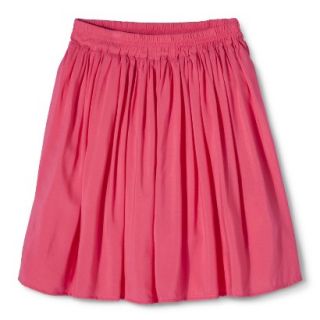 Mossimo Supply Co. Juniors Pleated Skirt   Fuchsia M(7 9)