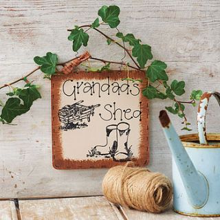 personalised wooden garden sign by primitive angel country store