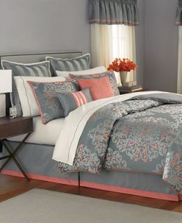 CLOSEOUT Martha Stewart Collection Grand Damask 24 Piece Comforter Sets   Bed in a Bag   Bed & Bath