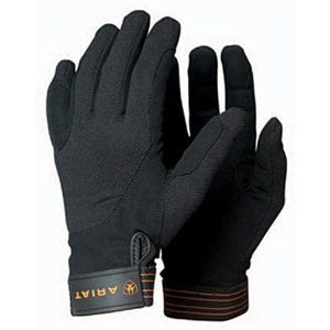 Ariat Tek Grip Riding Gloves Black 6