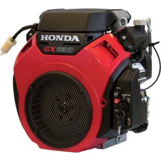 Honda V-Twin Horizontal OHV Engine with Electric Start – 688cc, GX Series, 5/16in. – 24 tap x 3in. taper, Model# GX630RVXA1  601cc   900cc Honda Horizontal Engines