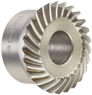Boston Gear SS192 G Spiral Bevel Gear, 21 Ratio, 0.500" Bore, 19 Pitch, 26 Teeth, 35 Degree Spiral Angle, Steel