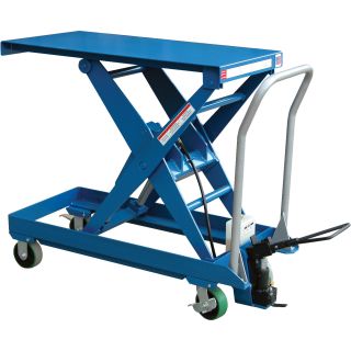 Vestil Foot Pump Scissor Table — 1000-Lb. Capacity, Model# SCTAB-1000  Hydraulic Lift Tables   Carts
