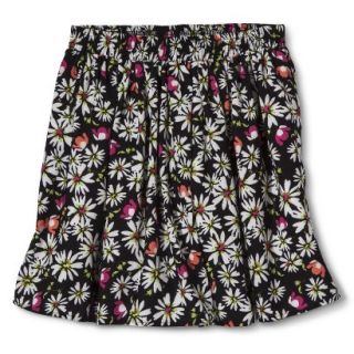 Mossimo Supply Co. Juniors Pleated Skirt   Floral S(3 5)
