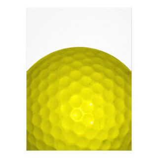 Bright Yellow Golf Ball Invite