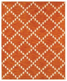 Shaw Living Area Rug, Neo Abstracts 02600 Atrium Tangerine 3 x 5   Rugs