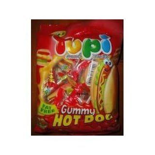 Yupi 'Hot Dog' Candy / Jelly Sweet / Thai Snack  Delicious Yumi Amazing of Thailand 108g  Gummy Candy  Grocery & Gourmet Food