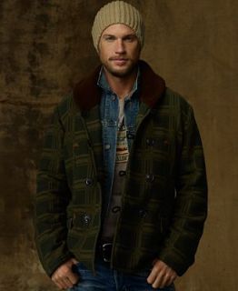 Denim & Supply Ralph Lauren Jacket, Plaid Pea Coat   Coats & Jackets   Men