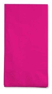 Hot Magenta Guest Towel 3 Ply Solid 192ct Health & Personal Care
