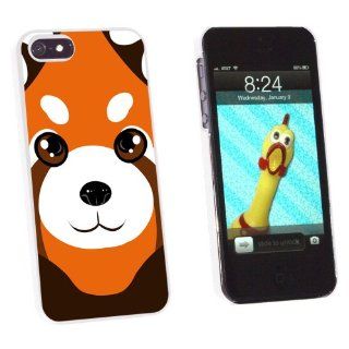 Graphics and More Red Panda Cute Snap On Hard Protective Case for Apple iPhone 5/5s   Non Retail Packaging   White Cell Phones & Accessories