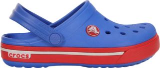 Childrens Crocs Crocband II.5 Clog   Varsity Blue/Red Casual Shoes