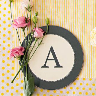 personalised alphabet placemats by scarlett willow ltd