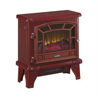 Fireplace Twin Star Duraflame Electric Stove in Red   Heating Vents  