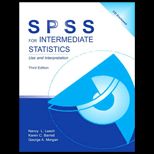 SPSS for Intermediate Statistics  Use and Interpretation   With CD