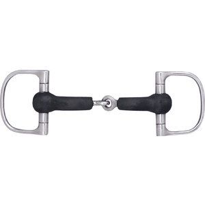 Pony Hard Rubber Jointed Dee Snaffle Bit (4 1/2 Inch)
