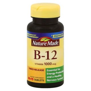 Nature Made B12 1000 mcg Timed Release Tablets   75 Count