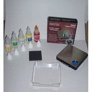 Complete Silver and Gold Testing Kit 5 Bottles of test solution PLUS Digital Scale and More