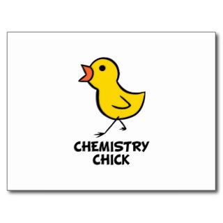 Chemistry Chick Post Cards