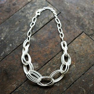 arriane chain link necklace by bloom boutique