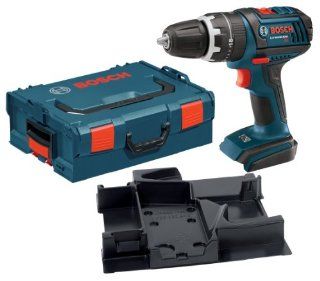 Bosch HDS181BL Bare Tool 8 volt Lithium Ion 1/2 Inch Compact Tough Hammer Drill/Driver with L BOXX 2 and Exact Fit Tool Insert Tray   Power Hammer Drills  