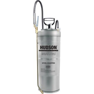 Hudson Industro Stainless Steel Sprayer — 3 1/2 Gallon, Model# 91704CCV  Portable Sprayers