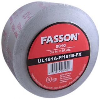 Avery Dennison Fasson   UL 181 AP BFX HVAC Foil duct wrapping Tape   Fasson 0810   180 ft. Length, 3 in. Width