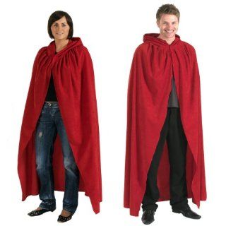 Adult Red Cloak & Hood 183cm Toys & Games