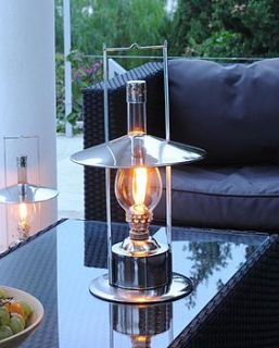 steel ships lantern by posh garden furniture