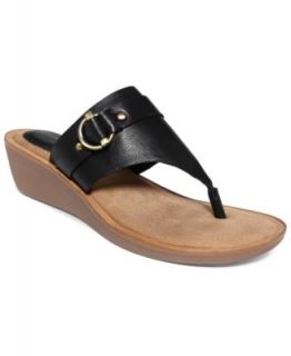 BCBGeneration Jessie Wedge Thong Sandals   Shoes