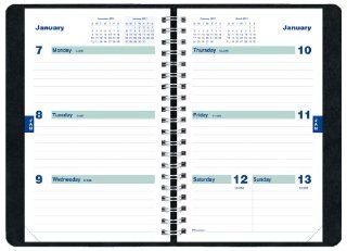 Brownline Weekly Academic Planner, July 2012   July 2013, Twin Wire, 8 x 5 Inches, Black, 1 Planner (CA101.BLK)  Teachers Calendars And Planners 