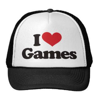 I Love Games Hats