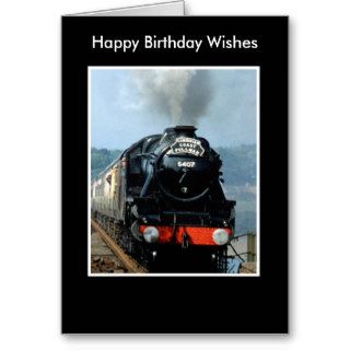A Happy Birthday Card A Train