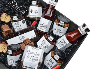 chilli lovers relish hamper by hawkshead relish company