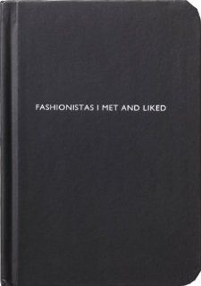Archie Grand Fashionistas I Met and Liked Blank Notebook, Black (AG P181)  Hardcover Executive Notebooks 