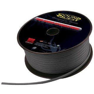 Soundquest SQVLS181B 18 Gauge CCA Speaker Wire, Vinyl Black  Vehicle Amplifier Power And Ground Cables 