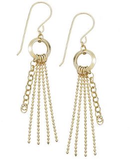 14k Gold Earrings, Tassel Wire Drop Earrings   Earrings   Jewelry & Watches