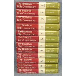 The Broadman Bible Commentary (12 volume set) Clifton Allen Books