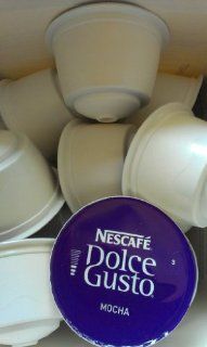20 *Milk* Capsules From Dolce Gusto Mocha Box  Coffee Brewing Machine Capsules  Grocery & Gourmet Food