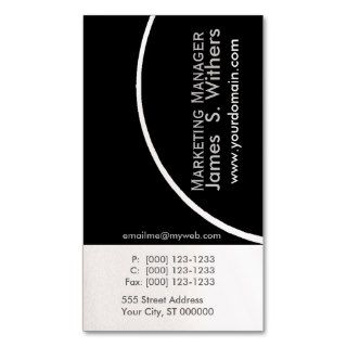 Black And White Modern Contemporary Designs Business Card