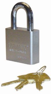 Trimax TPL175S Square Hardened 50mm Solid Steel Padlock 1.25" x 10mm Dia. Shackle   Rekeyable Automotive