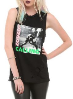 The Clash London Muscle Girls T Shirt 2XL Size  XX Large Fashion T Shirts